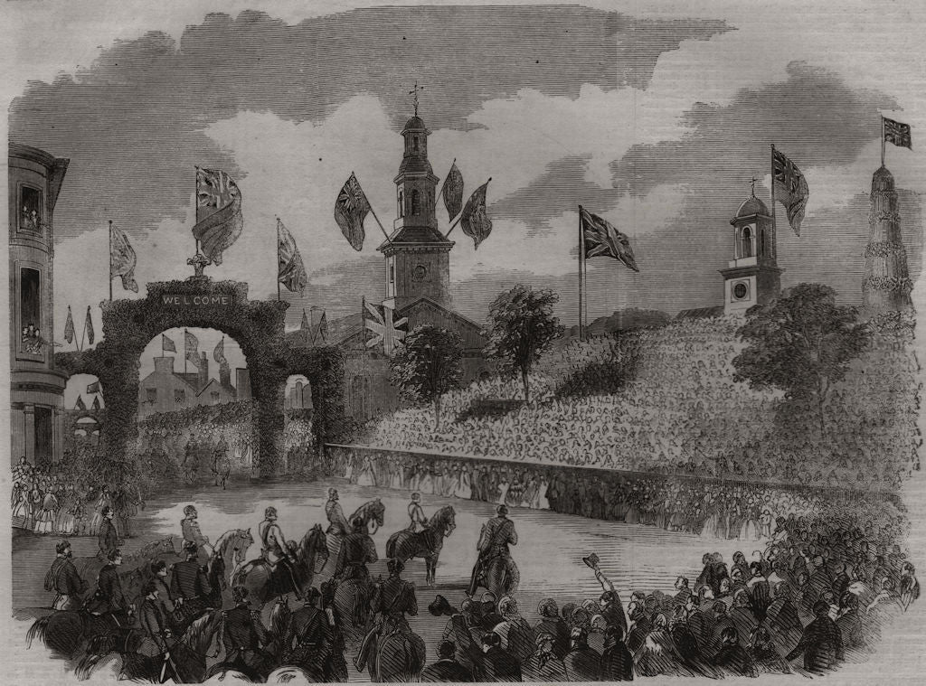 Prince of Wales, Children's Gallery in the Grand Parade, Halifax 1860 print